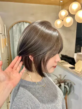 ミディアム Lond azur所属・🇰🇷韓国レイヤー 韓国風ボブのヘアスタイル