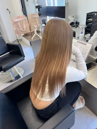 ロング カラー エクステ/透明感/ 韓国ヘア/KENTAのヘアスタイル