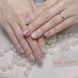 ネイル 💕鈴木ユリ パラジェル/オフ無料のネイルデザイン