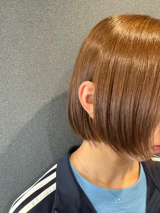 ミディアム カラー ワタナベ テルマサのヘアスタイル