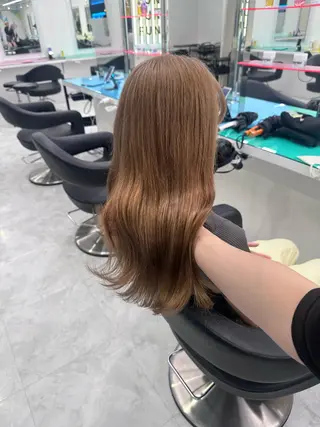 セミロング カラー ♡ダブルカラー特化♡ miyuのヘアスタイル