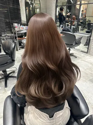 ロング カラー 韓国ヘア🎀艶髪 RISAのヘアスタイル