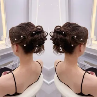 ヘアアレンジ 秋葉原コットン所属・ヘアセット 🤍AIRA🤍のヘアスタイル