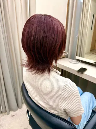 ショート カラー haru 髪質改善サロンのヘアスタイル