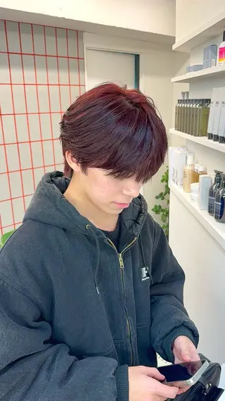 ショート カラー メンズ ハイトーン特化🌟 カワシマシュンスケのヘアスタイル