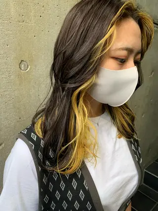 セミロング カラー Daigo Sasakiのヘアスタイル