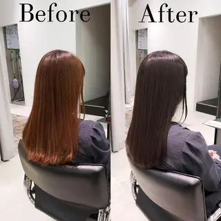 セミロング カラー 💖パーソナル診断 特化YUYA💖のヘアスタイル