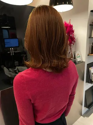 ミディアム riria/ボブ /ブラウンカラー🎀のヘアスタイル