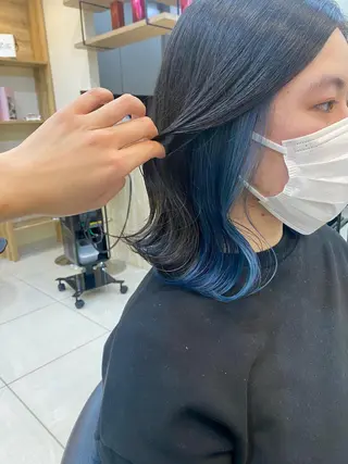 ミディアム カラー 韓国ヘア／艶カラー minamiのヘアスタイル