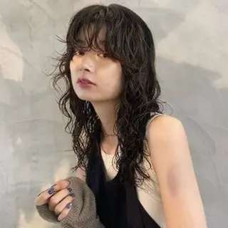ロング パーマ Lulux Hair Salon所属・木村 楓羽歌のヘアスタイル