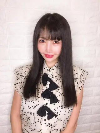 ロング 20代半ば上質なへア ケア 髪質改善 大西のヘアスタイル