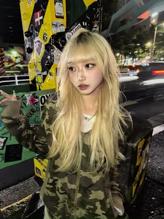 ロング 菊地 純哉のヘアスタイル