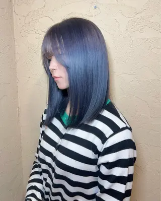 ミディアム カラー FAVOR所属・原田 新平／天神のヘアスタイル