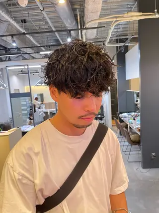 パーマ メンズ 福永速人 /メンズパーマのヘアスタイル