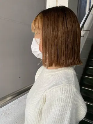 ショート カラー yiye 青山所属・無料カットモデル募集 🌱ひょうがのヘアスタイル