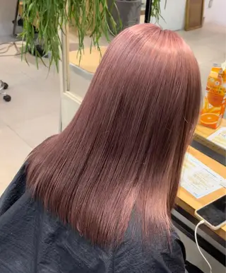 セミロング オリーブ/縮毛♡ Natsuno🩰のヘアスタイル