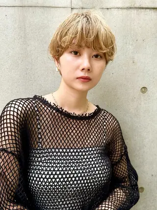 ショート 骨格診断で絶対可愛い ✨丸みショート✨凌弥のヘアスタイル