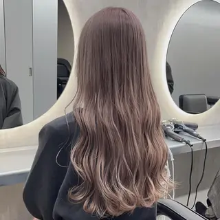 ロング カラー ☁️グレージュカラー TAKUYA☁️のヘアスタイル