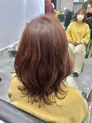 ミディアム カラー ヘアアレンジ 口コミ高評価✨ 安達ももかのマツエク・マツパデザイン