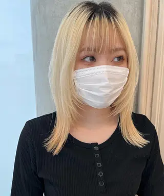 セミロング ヘアアレンジ サソウ ユリエ🥥のヘアスタイル