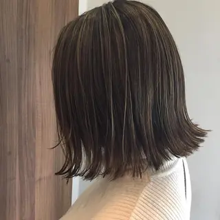 ミディアム カラー MIZUHO / ダブルカラー髪質改善のヘアスタイル
