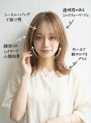 ミディアム 20代、30代からの おしゃれ🍃笹岡航太のヘアスタイル