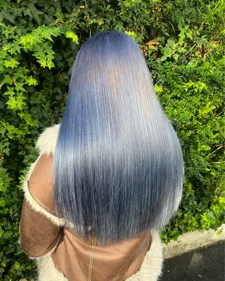 カラー ウルフとデザイン カラーの神のヘアスタイル