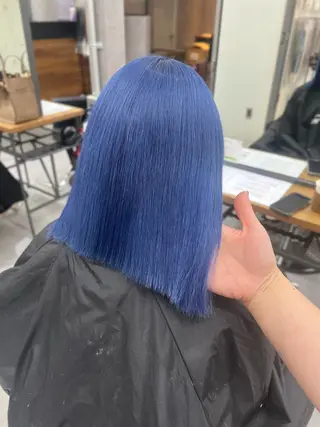 ミディアム カラー いろあそび所属・ショート/ウルフ カットモデル募集のヘアスタイル