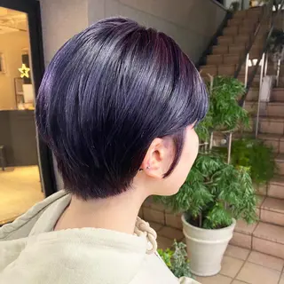 ショート カラー タカノ ノゾミのヘアスタイル