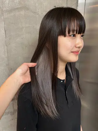 ロング カラー 冬っぽカラー/ マツエク/ゆきなのマツエク・マツパデザイン