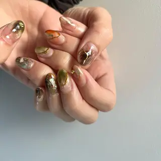 ネイル 《ニュアンスネイル》 risaのネイルデザイン