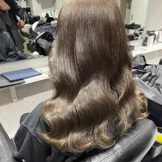 ロング カラー mimiiy梅田 中崎町ハイトーンのヘアスタイル