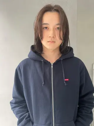 ショート メンズ パーマ カラー CEINE OURのヘアスタイル