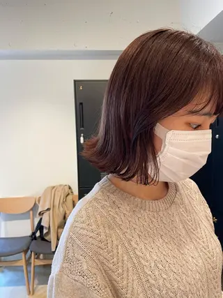 ミディアム カラー SALOWIN下北沢所属・hazuki 🌝のヘアスタイル