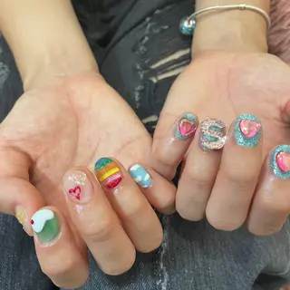 ネイル ゆびノさき茨木店 ニュアンス/アートのネイルデザイン