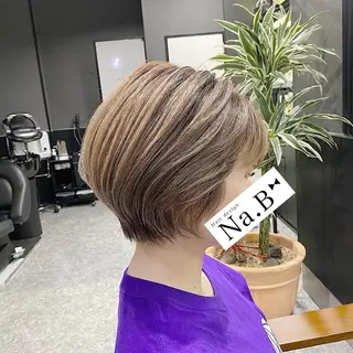 ショート Hair design Na.B所属・ジユン 지윤のヘアスタイル