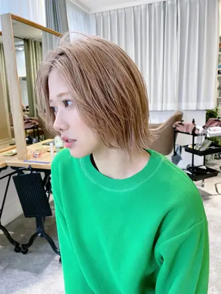 ショート カラー i'll.所属・i'll 未空のヘアスタイル