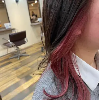 ロング カラー canonart上田 里恵のヘアスタイル