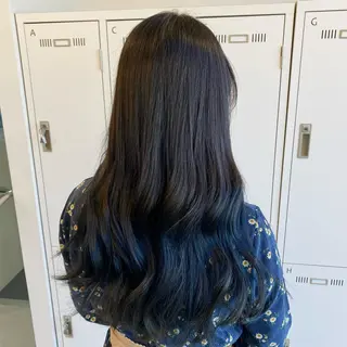 ロング カラー YUNA ユウナのヘアスタイル