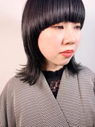 ミディアム カラー tension 【テンション】のヘアスタイル