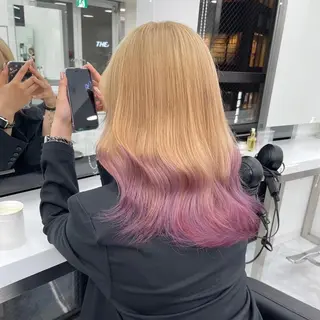 カラー 韓国風トレンドカラー 🩶RINA🩶のヘアスタイル