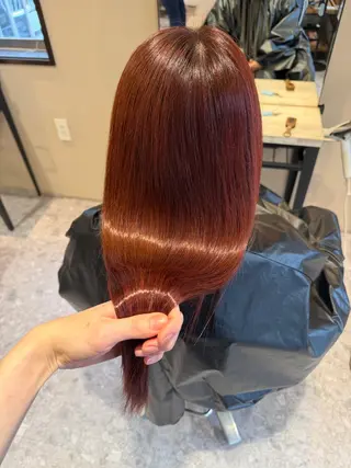 ロング カラー 髪質改善カラー🌈✨ 加藤 愛のヘアスタイル