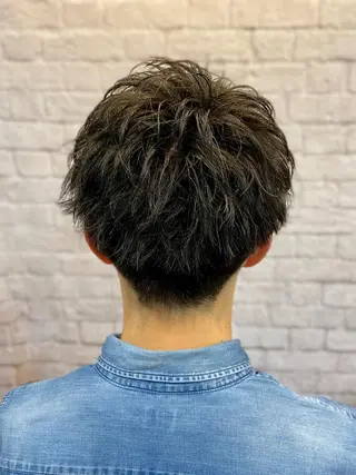 ショート カラー メンズ 💈メンズ特化 副店長松浦一聖💈のヘアスタイル