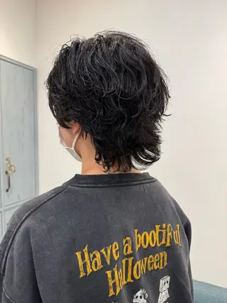 ショート パーマ ほの カラー特化/ ブリーチ/ボブのヘアスタイル