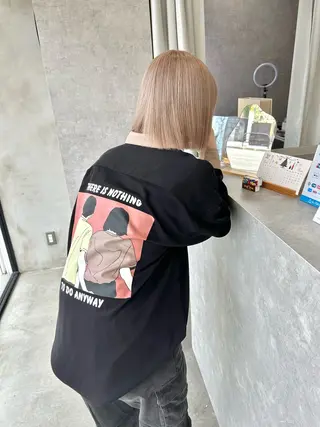 ミディアム カラー mood tatemachiのヘアスタイル