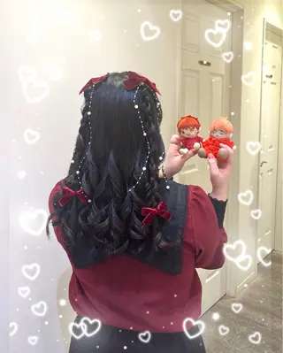 ヘアアレンジ 🎀透明感カラー🎀 ヘアメ／mikotoのヘアスタイル