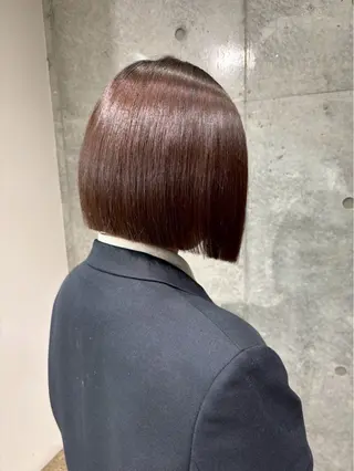 ミディアム カラー ボブ/髪質改善 jionのヘアスタイル