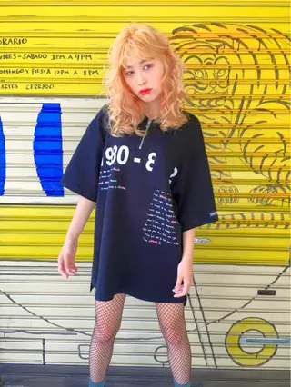 セミロング カラー ヘアアレンジ As hair所属・柔らか垢抜けｶﾗｰと ｶｯﾄ🫧ASUKAのヘアスタイル