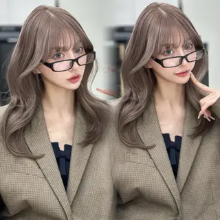 セミロング カラー ワンホン🎀韓国ヘア 💞新宿/GAKUのヘアスタイル