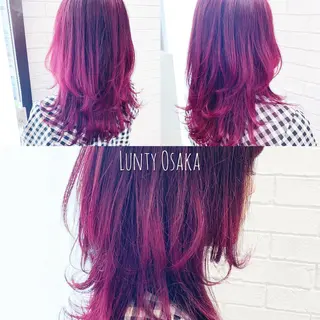 セミロング カラー enn. bleach by t.a.g所属・枚方/樟葉駅 ３分 enn. AKIRAのヘアスタイル